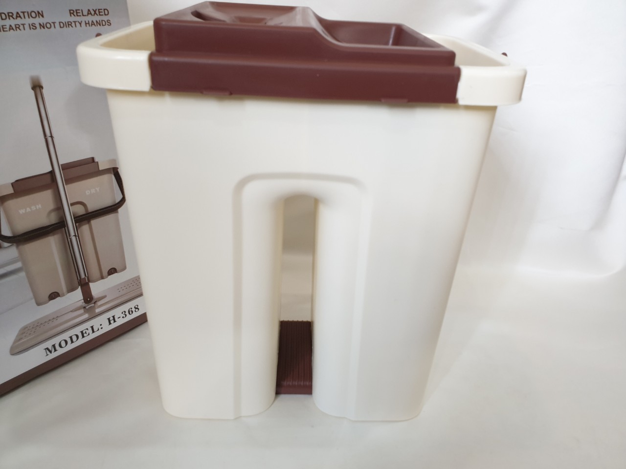 BỘ LAU NHÀ 2 NGĂN TỰ VẮT MYSUTA ( Size Lớn)