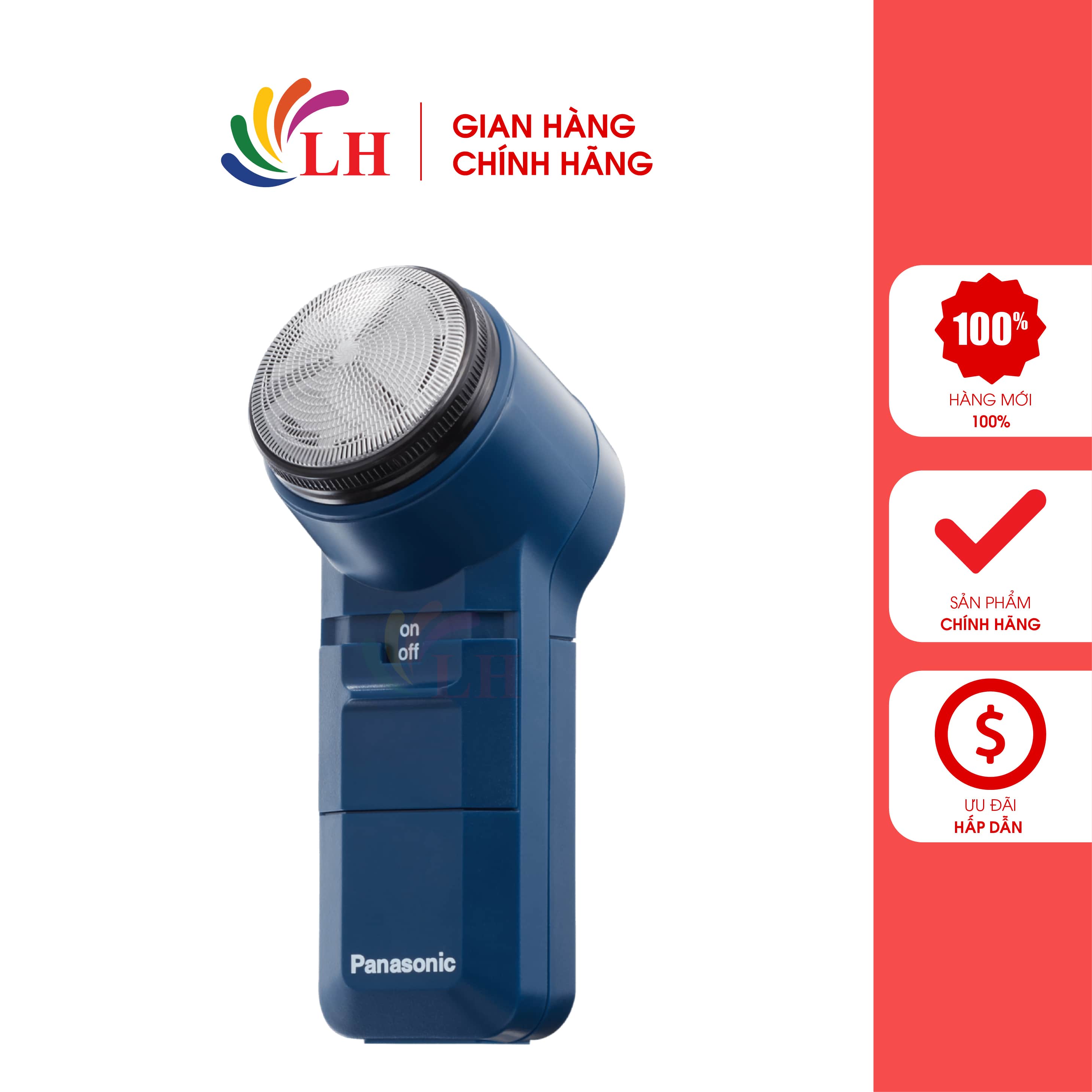 Máy cạo râu Panasonic ES534DP527 - Hàng chính hãng - Lưỡi dao bén, cạo nhẹ nhàng, vận hành êm ái, tốc độ đạt đến 6000 vòng/phút