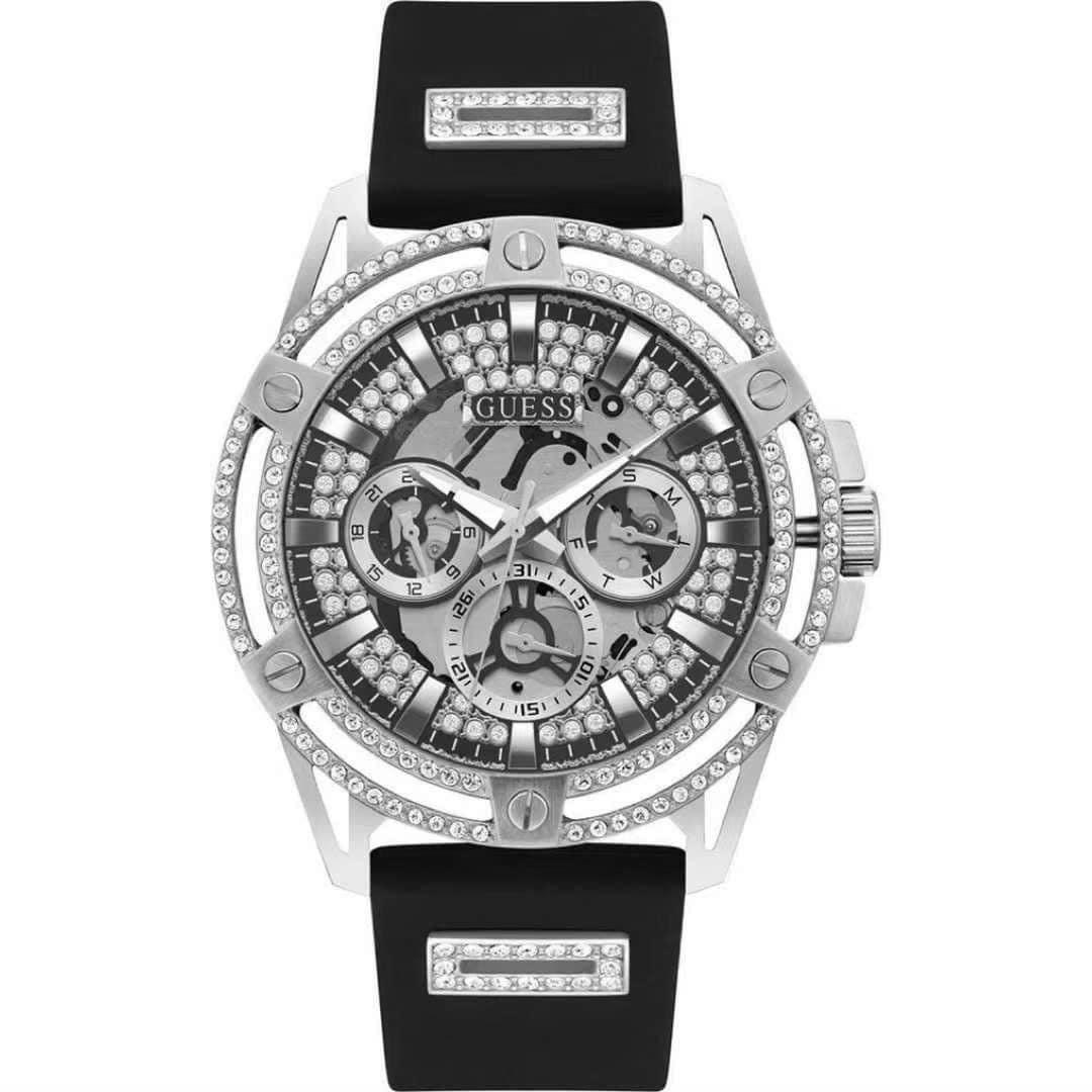 GUE $ $ gw0537g1 fashion luxury silicone strap Men's Watch stainless steel case stainless steel wrist watch, shop Kiwi