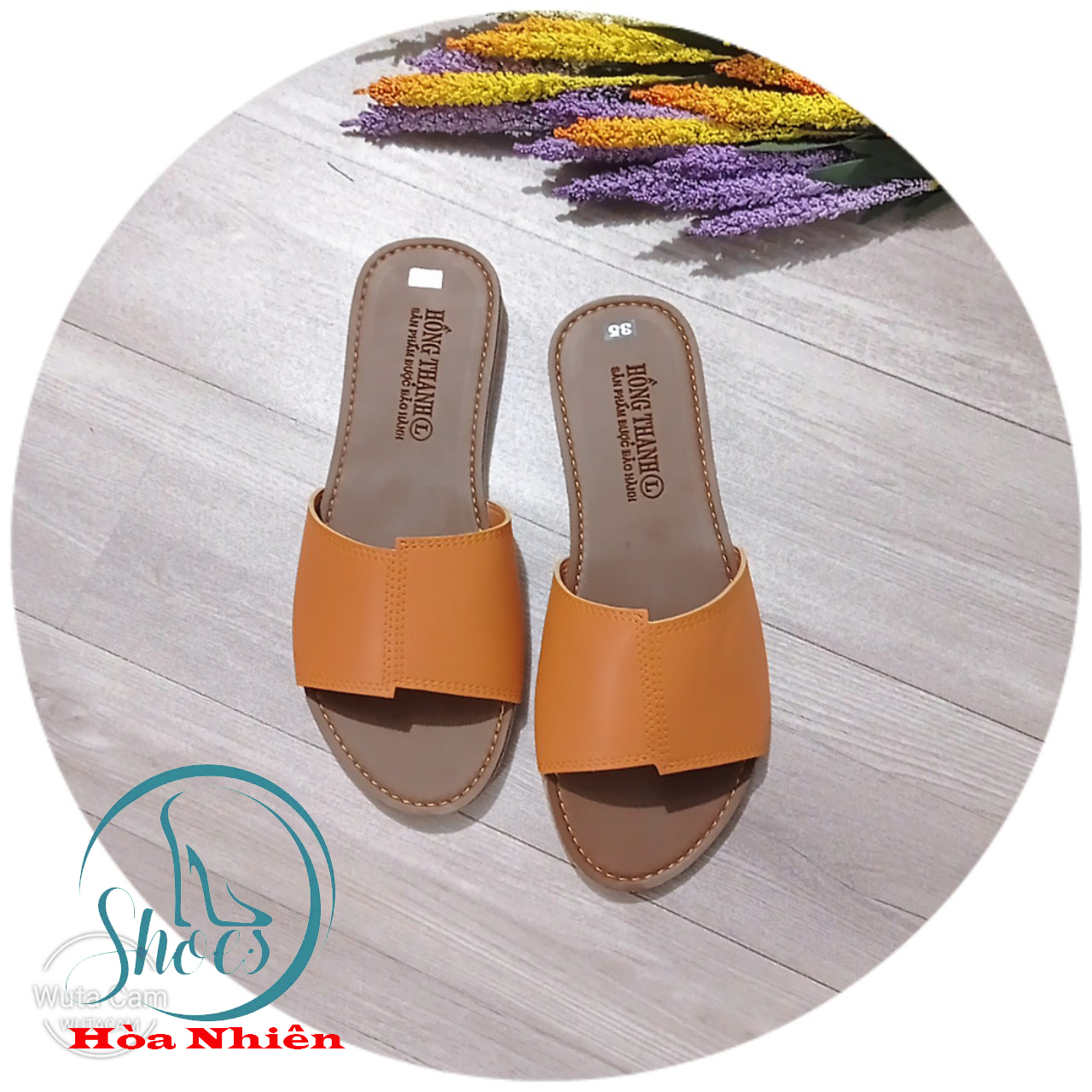 Dép lê quai ngang đế bằng siêu bền