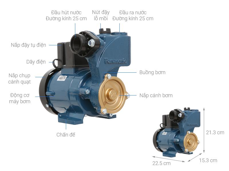 Máy bơm đẩy cao Panasonic GP-200JXK-SV5 200W [Gian hàng uy tín]