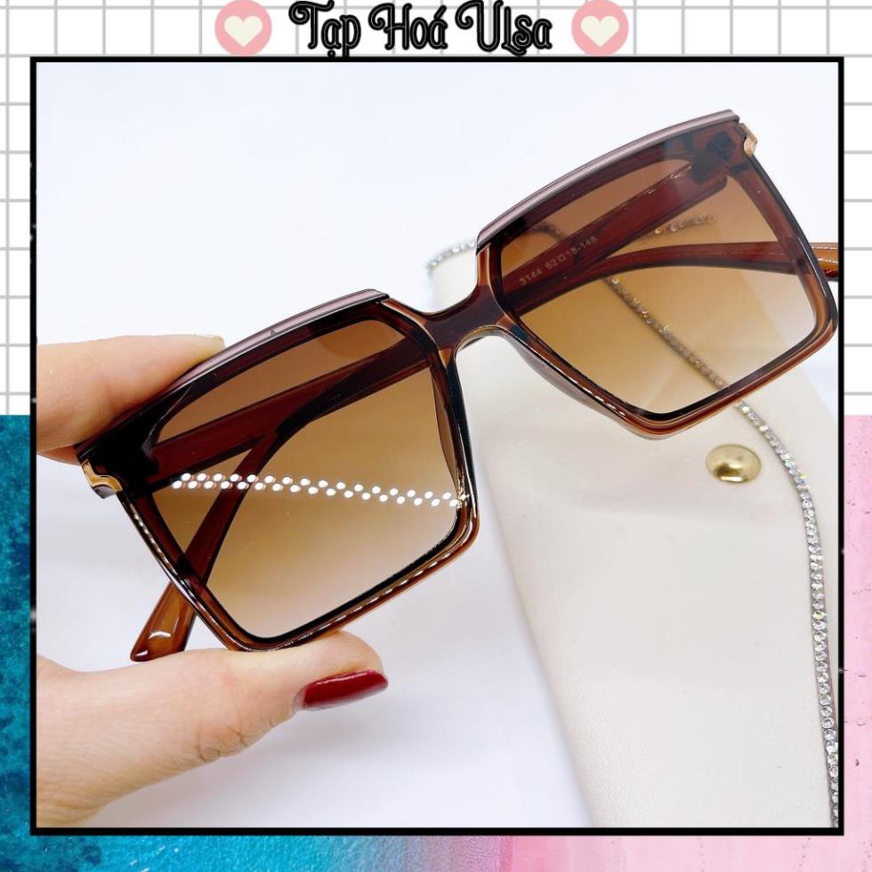 Kính mát thời trang chống tia UV phong cách Hàn Quốc kính râm nam nữ ...