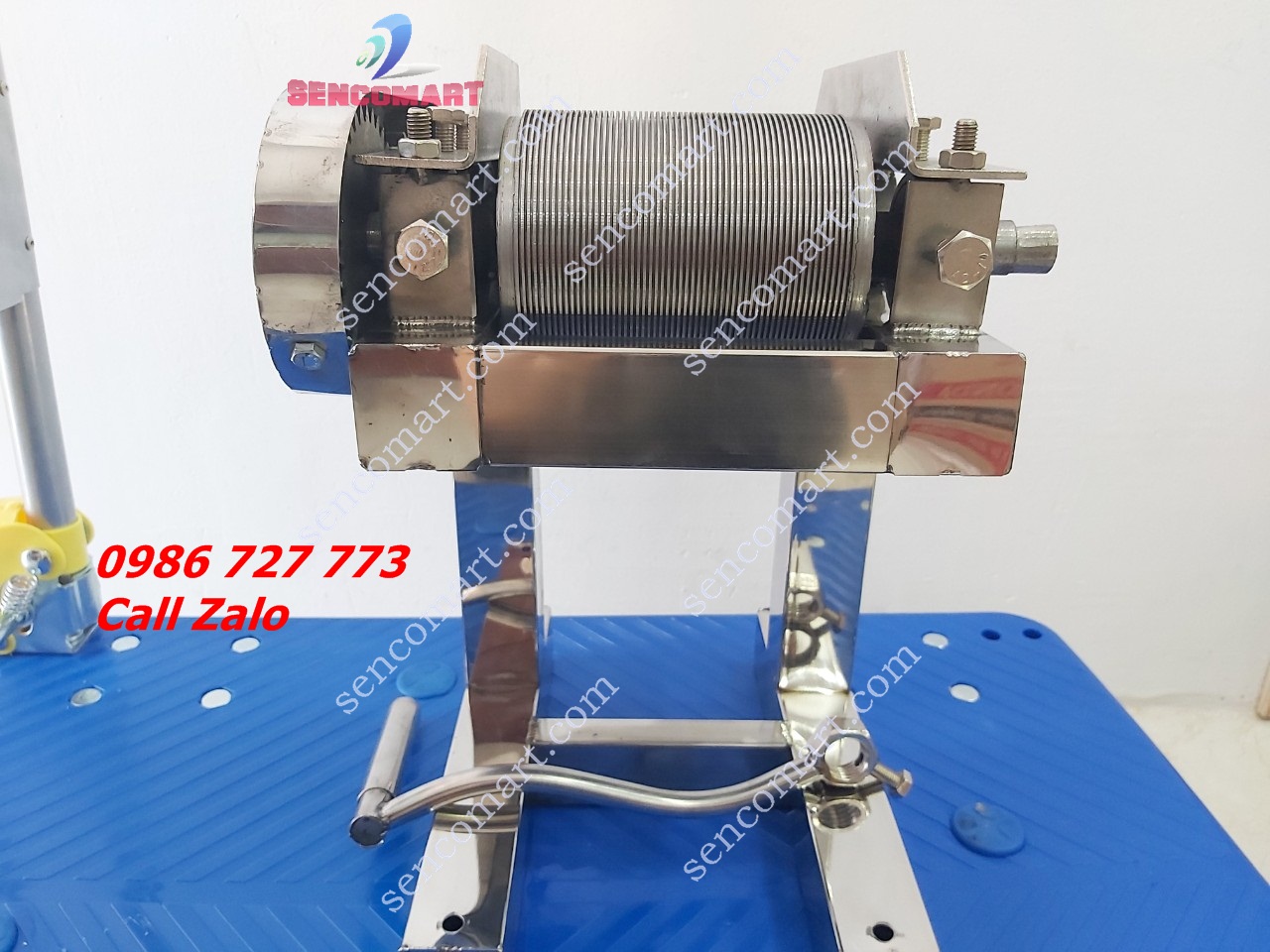 Máy thái bì heo, máy thái da heo bằng inox