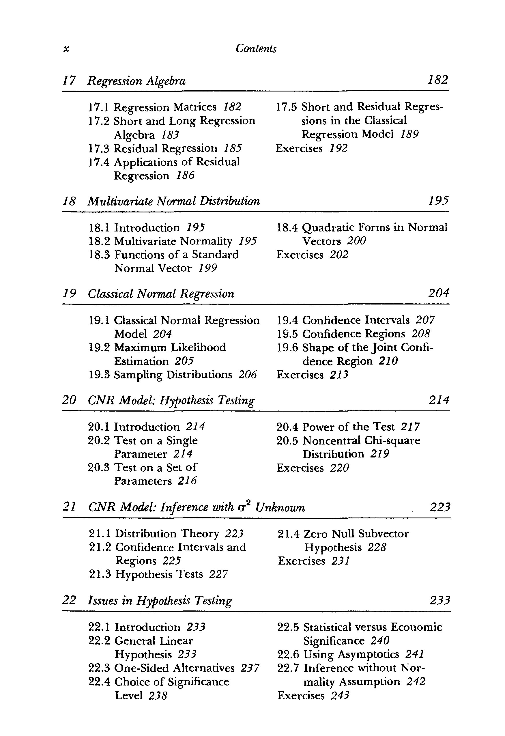A Course in Econometrics