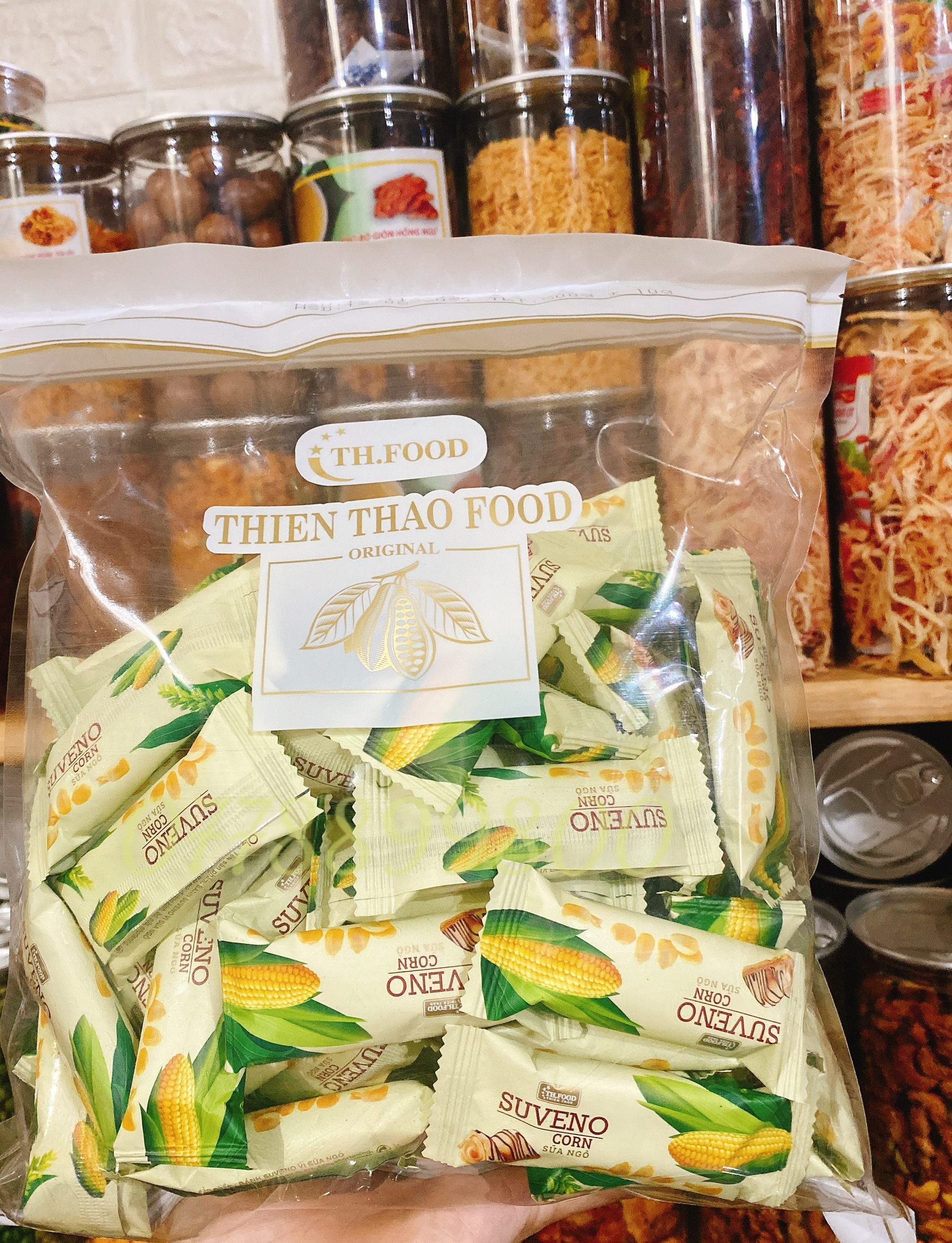 [Hoàn tiền 10%] BÁNH SỮA CHUA GIÒN VỊ BẮP 500GR
