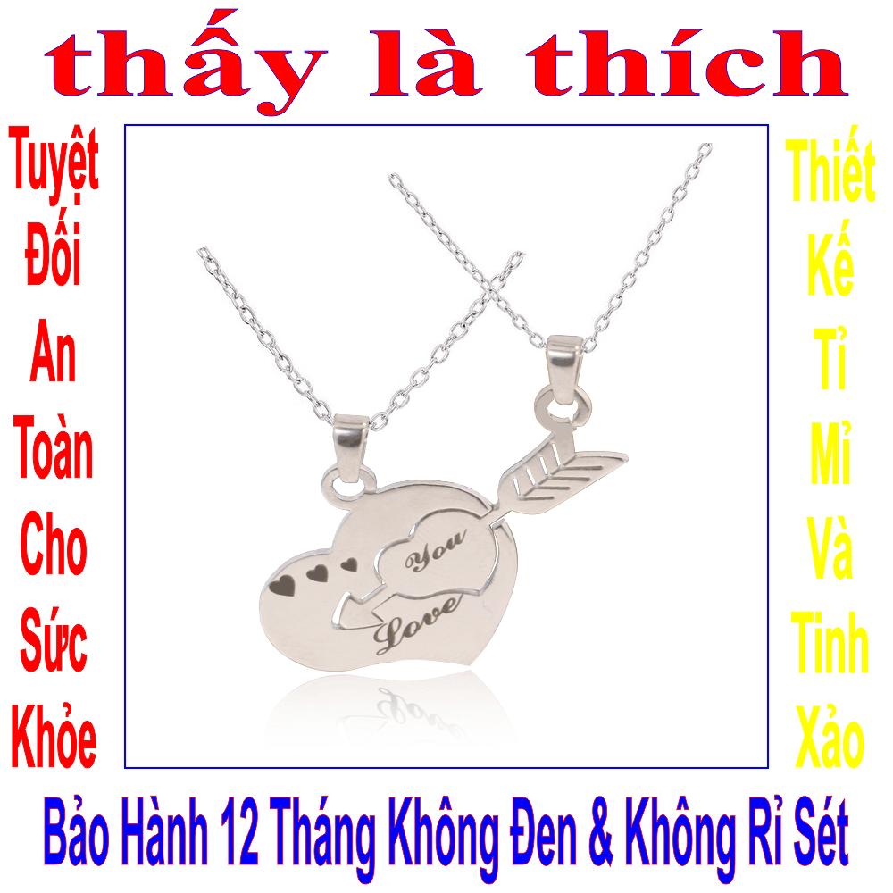 Necklaces couple stainless steel saw is like heart shape combination arrow love White (2 Wire + Face as picture)-price for sale as above is 1 pair as picture