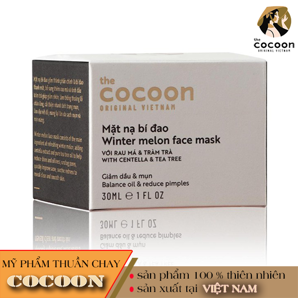 [HCM]Mặt Nạ Bí Đao The Cocoon 30ml [DA DẦU MỤN ẨN] mẫu mới