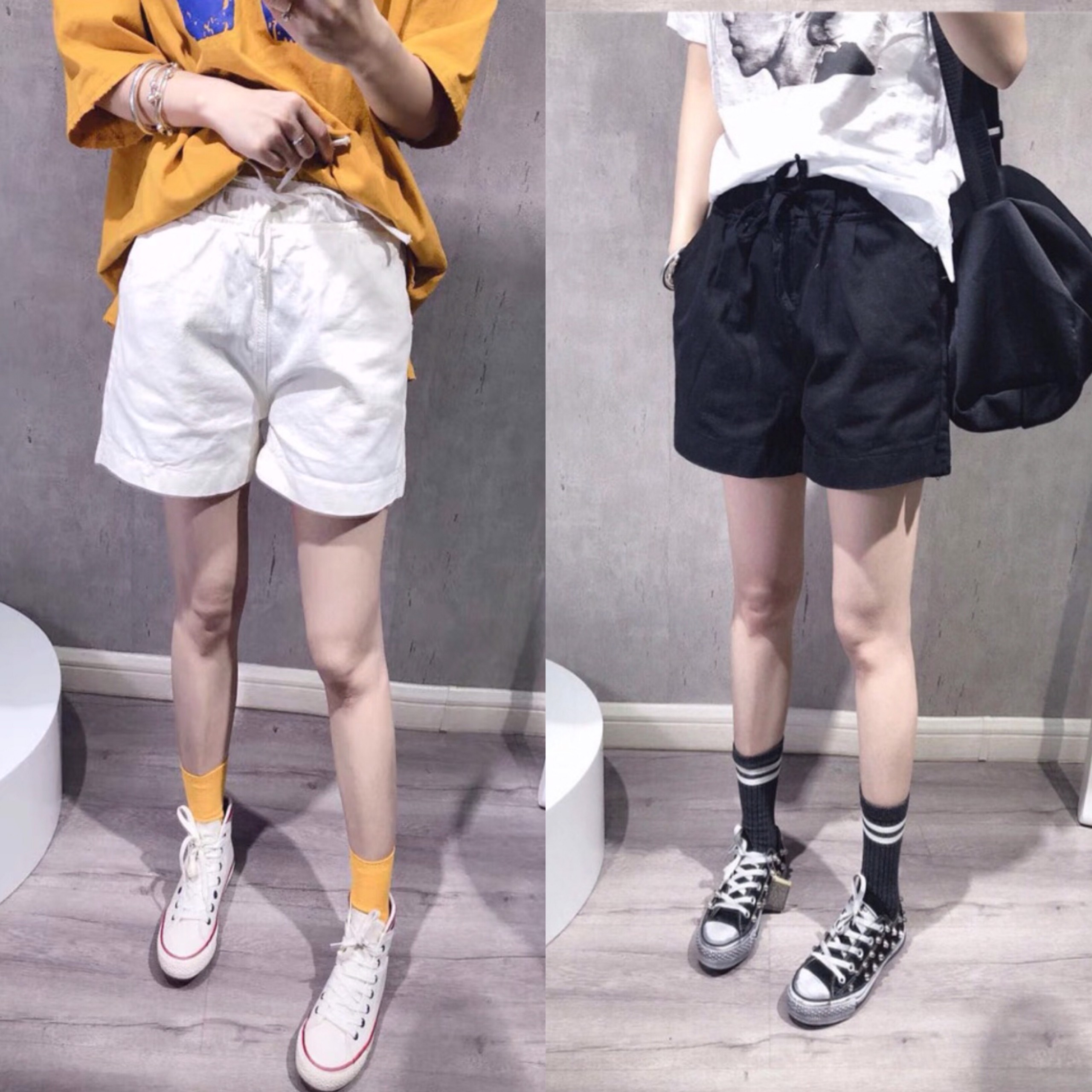 [ HCM ]QUẦN SHORT ĐÙI KAKI NỮ BASIC TRƠN NHIỀU MÀU FULLSIZE THỜI TRANG THOÁNG MÁT