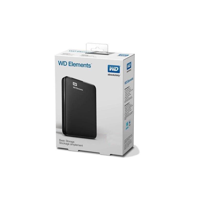 Box ổ cứng di động WD Elements chuẩn SATA III - Hỗ trợ đến 6Gbps (Đen) - Nhất Tín Computer