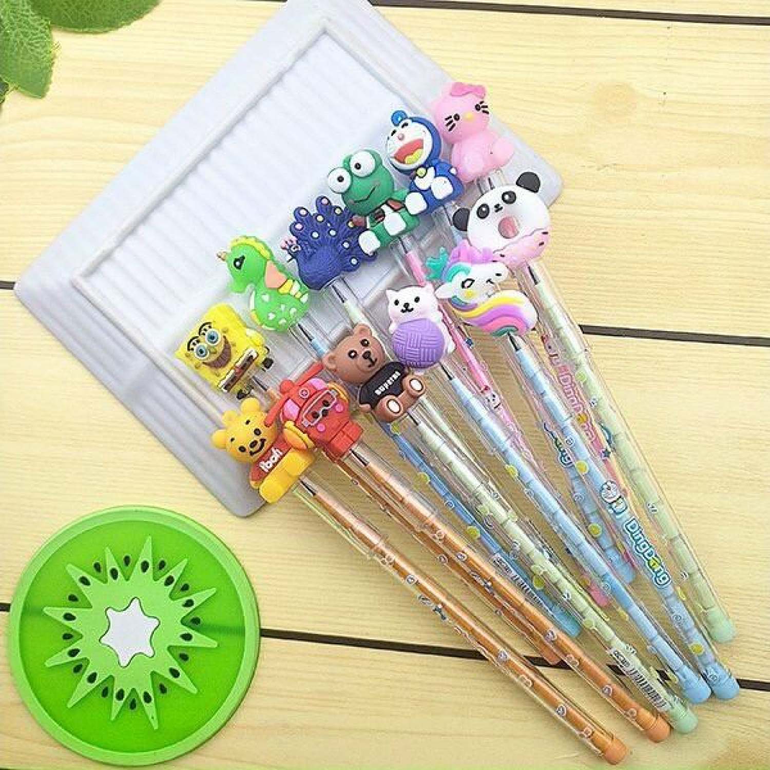 Combo 20 cây bút chì khúc đầu thú ngộ nghĩnh