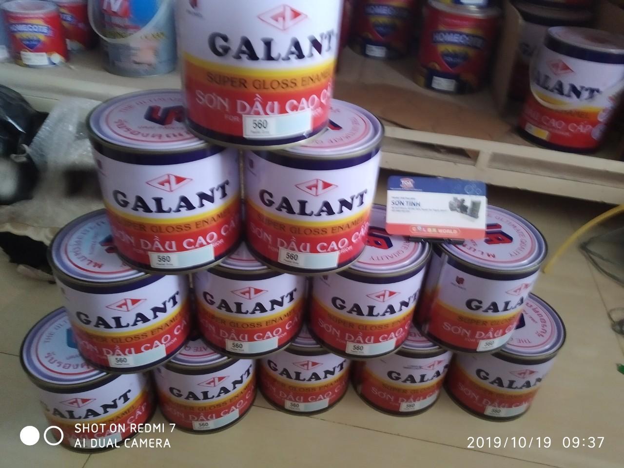 Sơn dầu cao cấp galant lon 800ml hoặc 3 lít (màu 520 và 560)