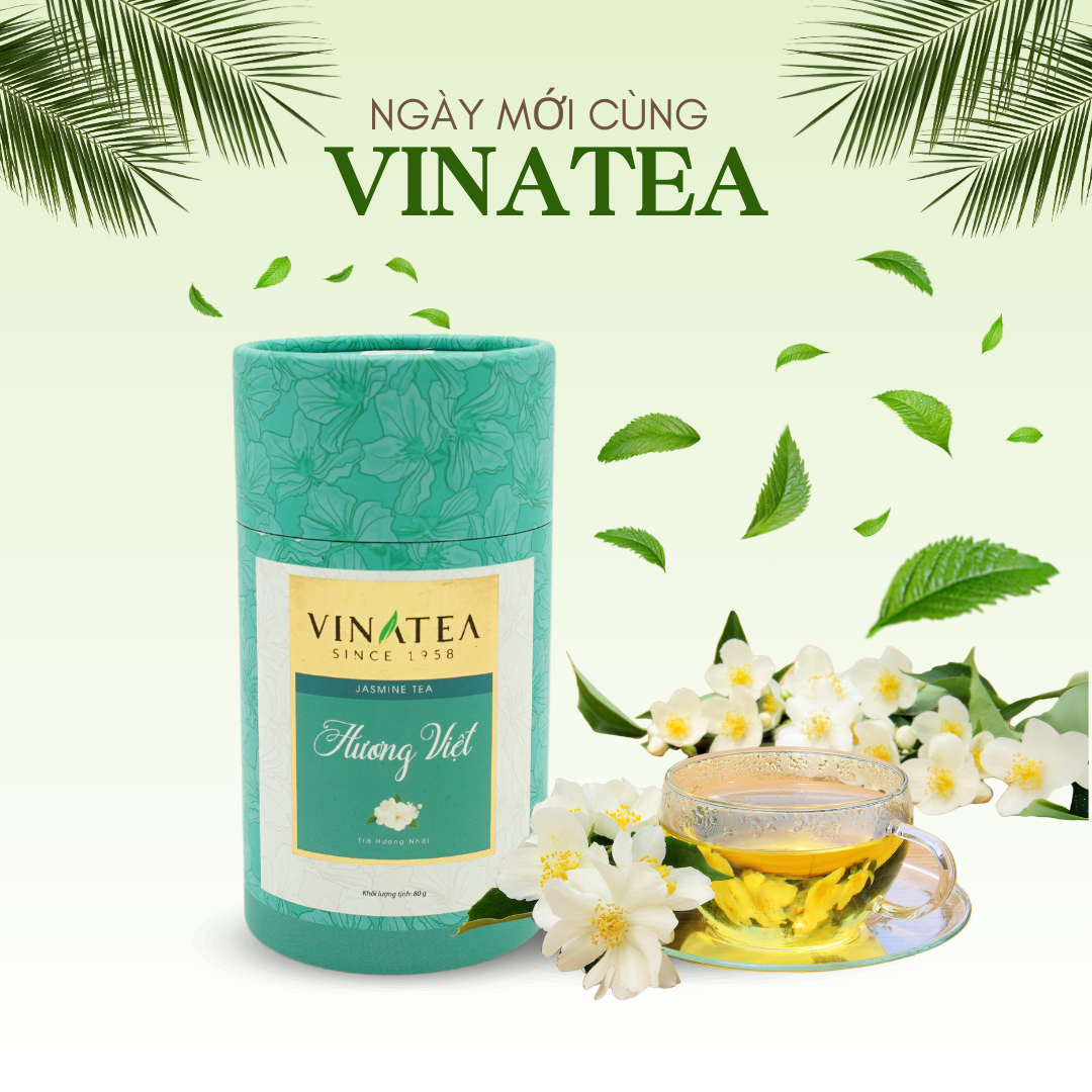 Trà Vinatea Nhài lon 80g