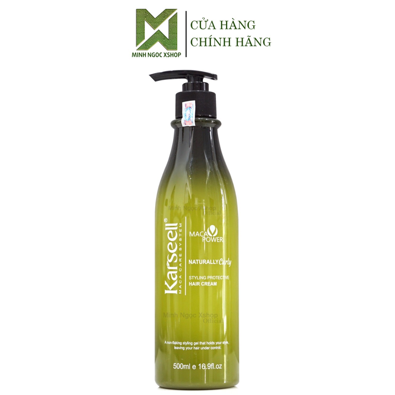 Gel tạo kiểu tóc uốn karseell naturally curly 500ml chính hãng