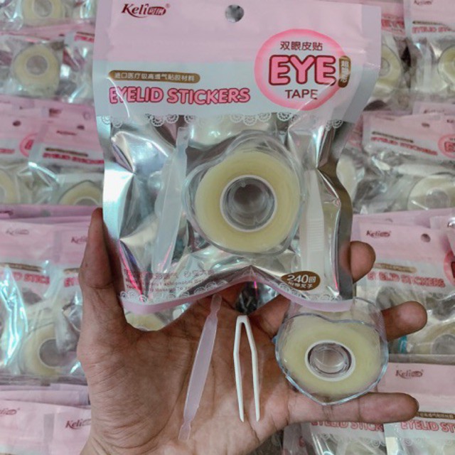 [ giá sỉ tại kho] Combo cuộn kích mí kèm nhíp và nhấn mí