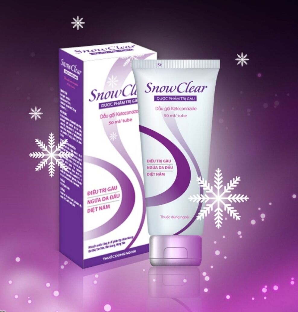 DẦU GỘI CHỐNG GẦU SNOWCLEAR 50ML , .