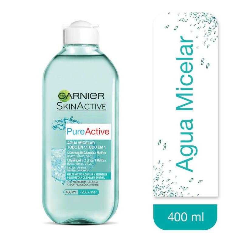 Nước tẩy trang Garnier Xanh ngọc Pure Active Solution Micellaire Tout en 1