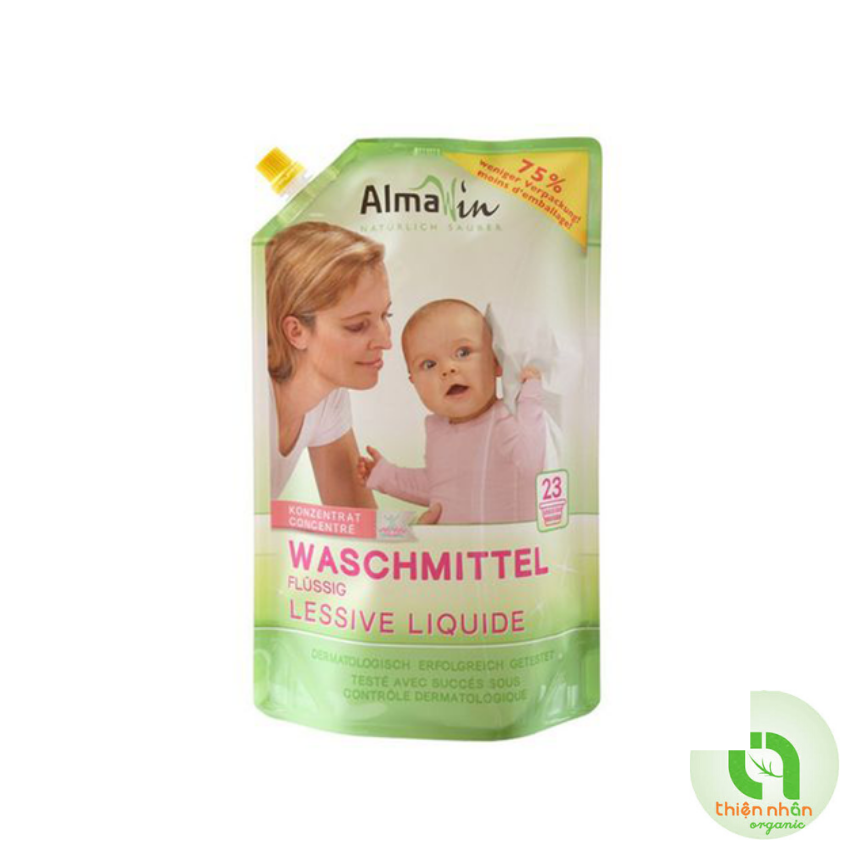 Nước giặt đậm đặc Almawin (1.5 lít ) túi