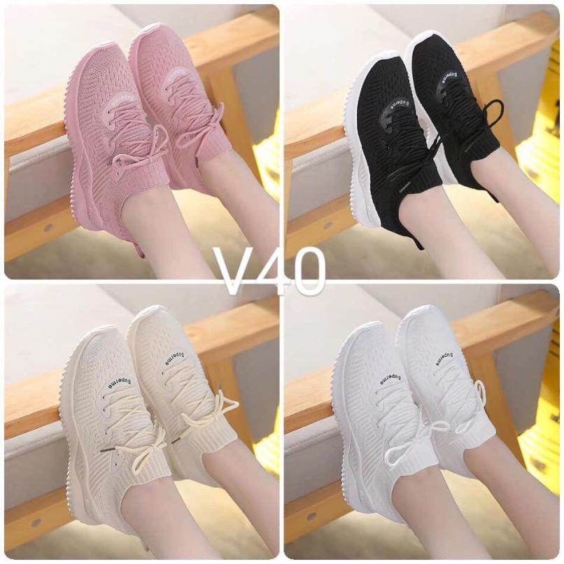 (Giá sốc 4 màu video thật) Giày thể thao sneaker nữ cổ chun siêu đẹp Antony Store thiết kế trẻ trung, năng động giá rẻ