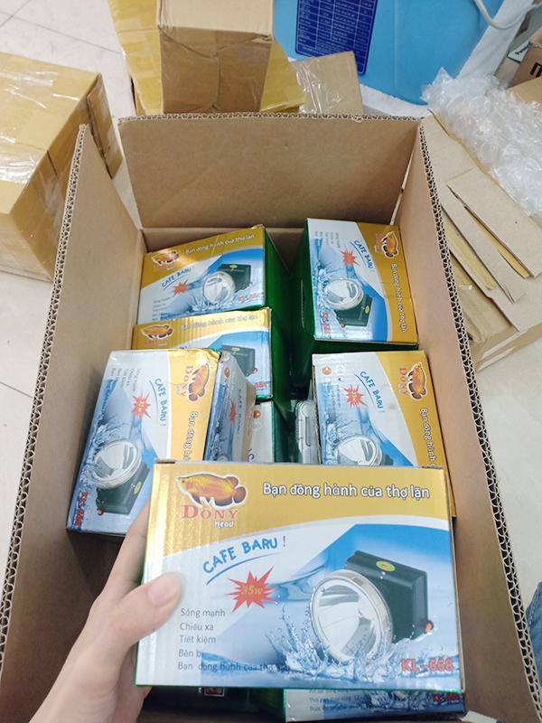 [HOT] Đèn pin đội đầu led siêu sáng KL668 (đèn pin thợ lặn sau 50m không sợ gi nước)