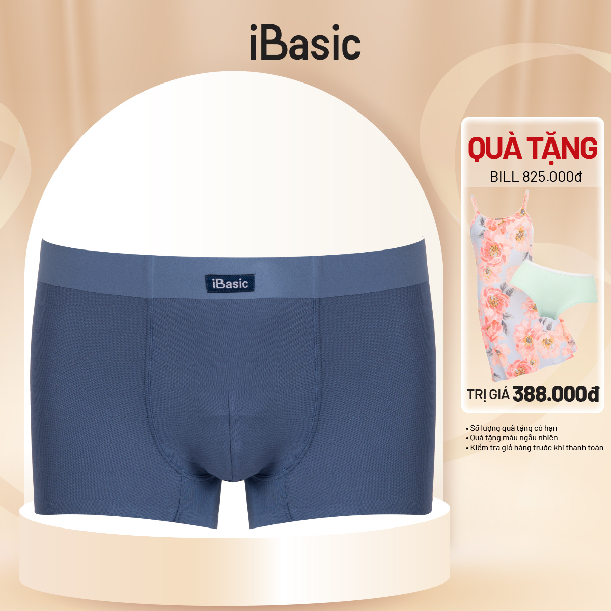 Quần lót nam iBasic trunk bonding bamboo PANM105