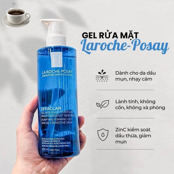 Sữa rửa mặt Laro..che Po..say 400ml