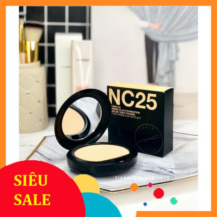 Phấn Phủ M.A.C Studio Fix Powder Plus Foundation-NC15