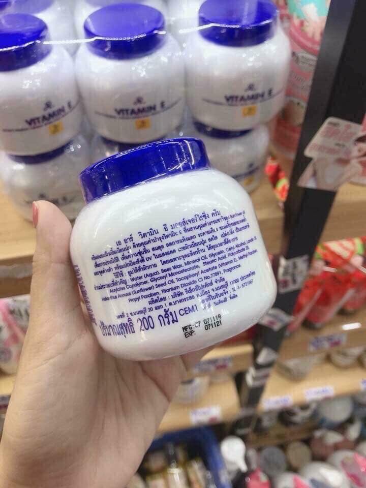 [Chính Hãng] [Sale] Lốc 6 hũ Kem Vitamin E Thái Lan hũ 200gr