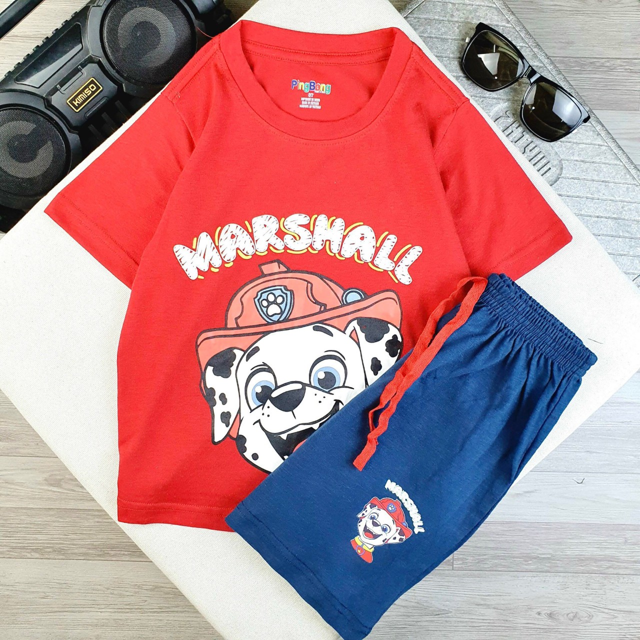 Bộ đồ bé trai VNXK thun cotton 100% (Size 10-52kg)