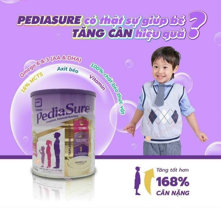 Sữa Pediasure Úc cho bé đến 10 tuổi