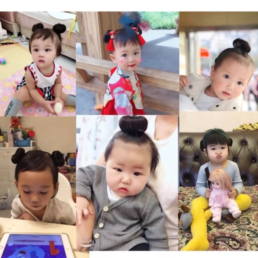 SET 2 TÓC GIẢ BÚI CỦ TỎI CHO BÉ HÀNG CHẤT LƯỢNG