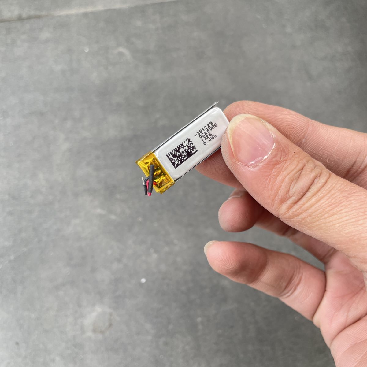 Pin Li-Po 3.7V 100mAh 381229 (Lithium Polyme)