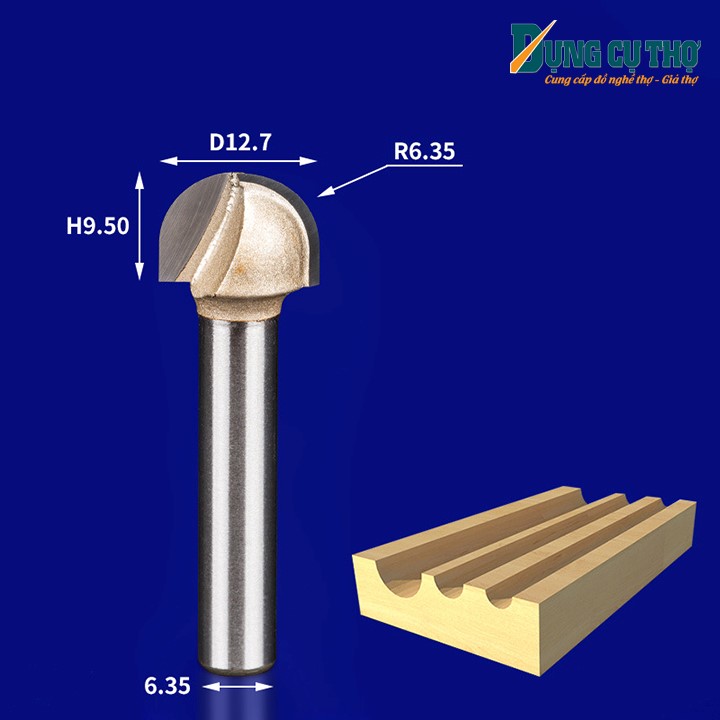 Mũi soi bán nguyệt AC0502 1/4*1/2