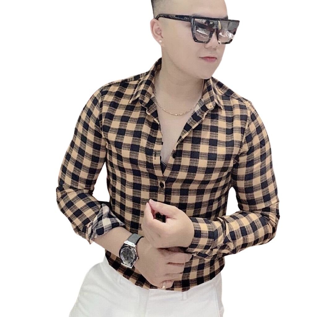 Áo So mi Nam 3D LỤA TRƠN CAO CẤP BI Hoa VĂN Thời Trang XUMON DR02
