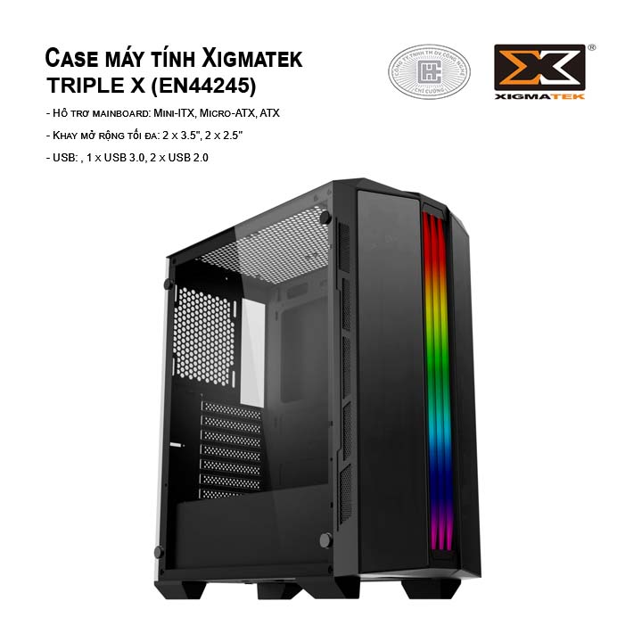 CASE XIGMATEK TRIPLE X (EN44245)