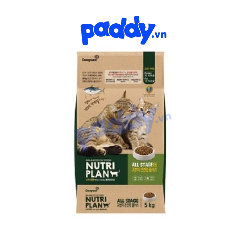 [5kg] Hạt Cho Mèo Mọi Lứa Tuổi Nutri Plan Cat All Stage Plus
