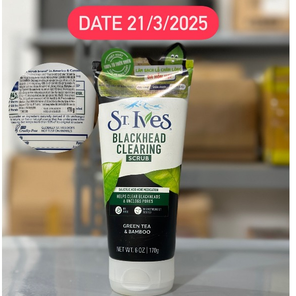 Sữa rửa mặt tẩy tế bào da chết St.Ives