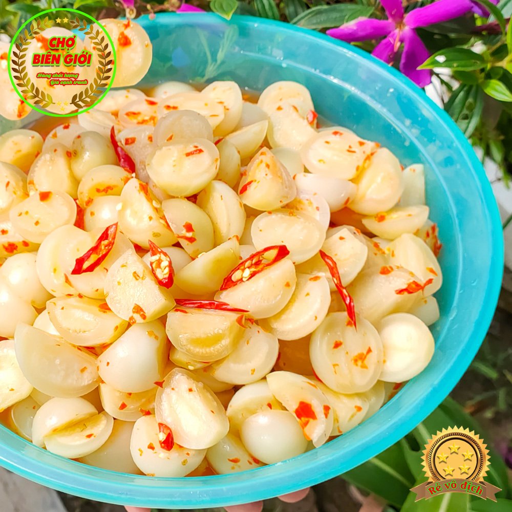 Cà pháo ngâm chua ngọt hủ 500gr hiệu ông bà 5 châu đốc