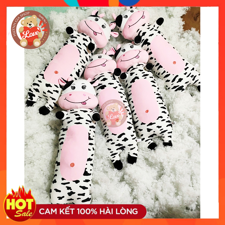 [XẢ KHO]Thú ôm - gối ôm bò sữa cao cấp - kích thước 90cm