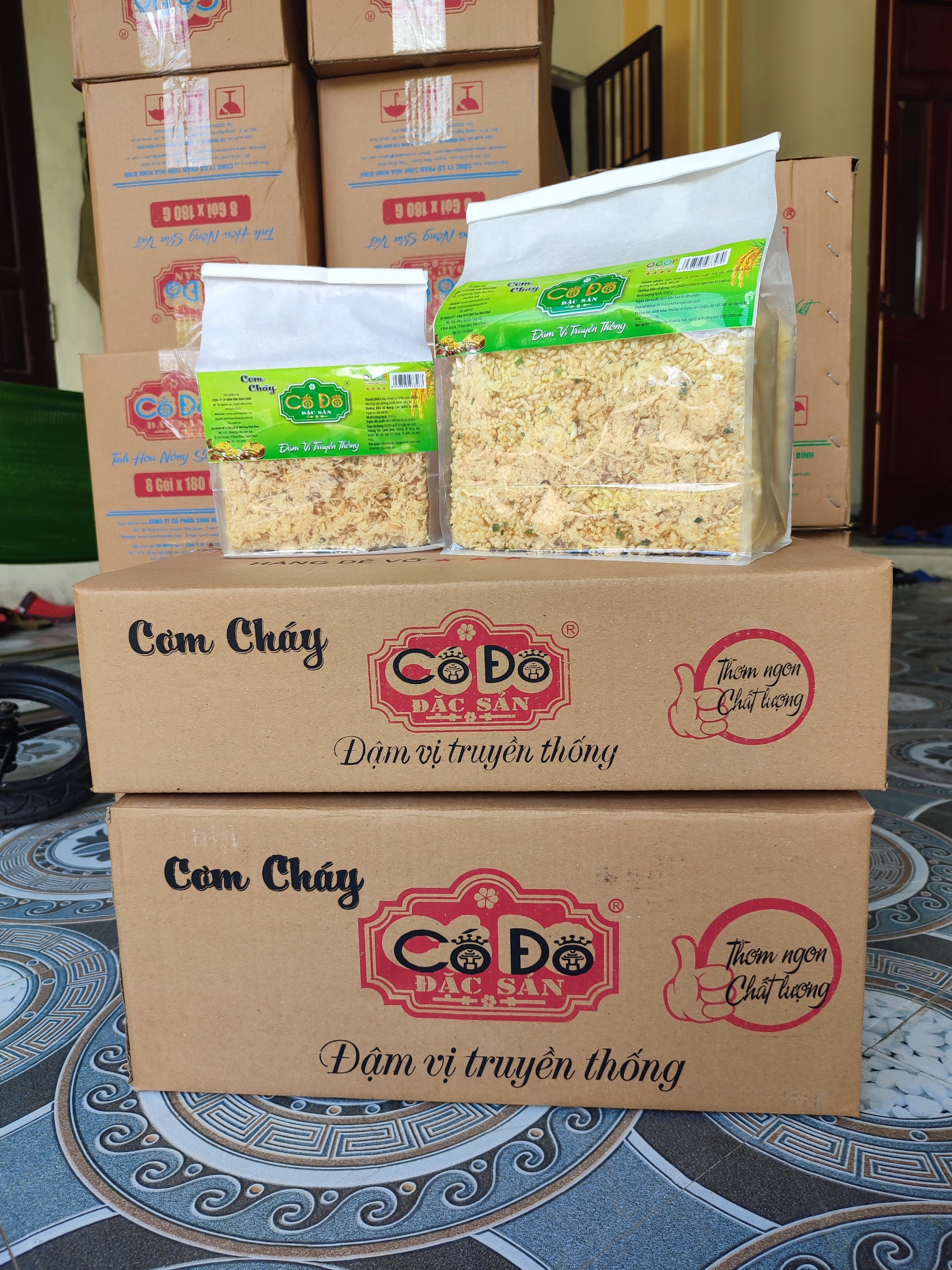 [BÁN SỈ-1 THÙNG] Cơm cháy Cố Đô RÒN RAN NGON, CƠ CHÁY CHÀ BÔNG - Đặc sản Ninh Bình