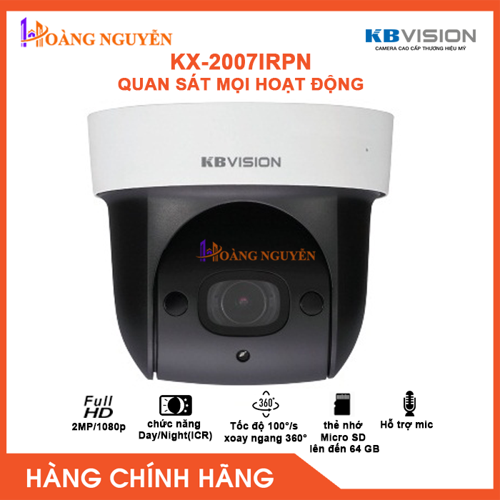 [HCM][NHÀ PHÂN PHỐI] Camera Quan Sát KBVISION KX-2007IRPN