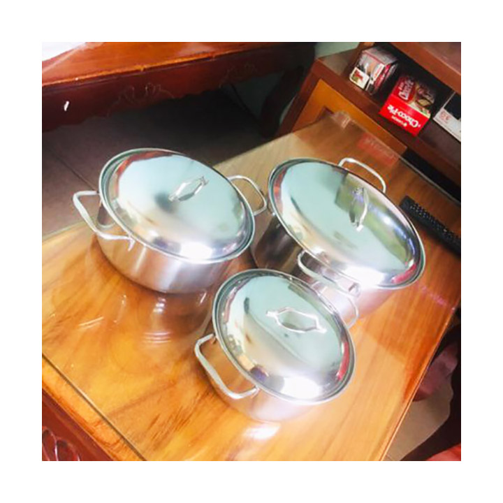 [HCM]Bộ 3 nồi inox ESHOP 24H