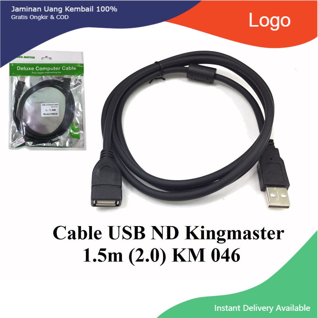 Cáp USB nối dài 1.5m 3m 5m KingMaster