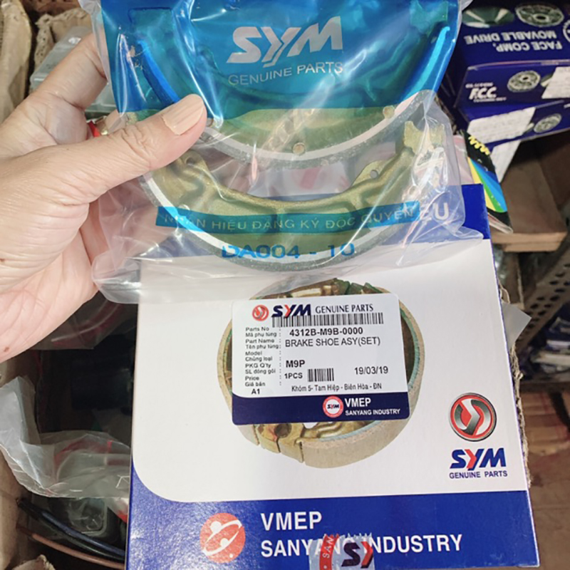 Bố thắng đùm má phanh cơ xe sym, kymco 50cc 110cc 125cc bale dream future wave
