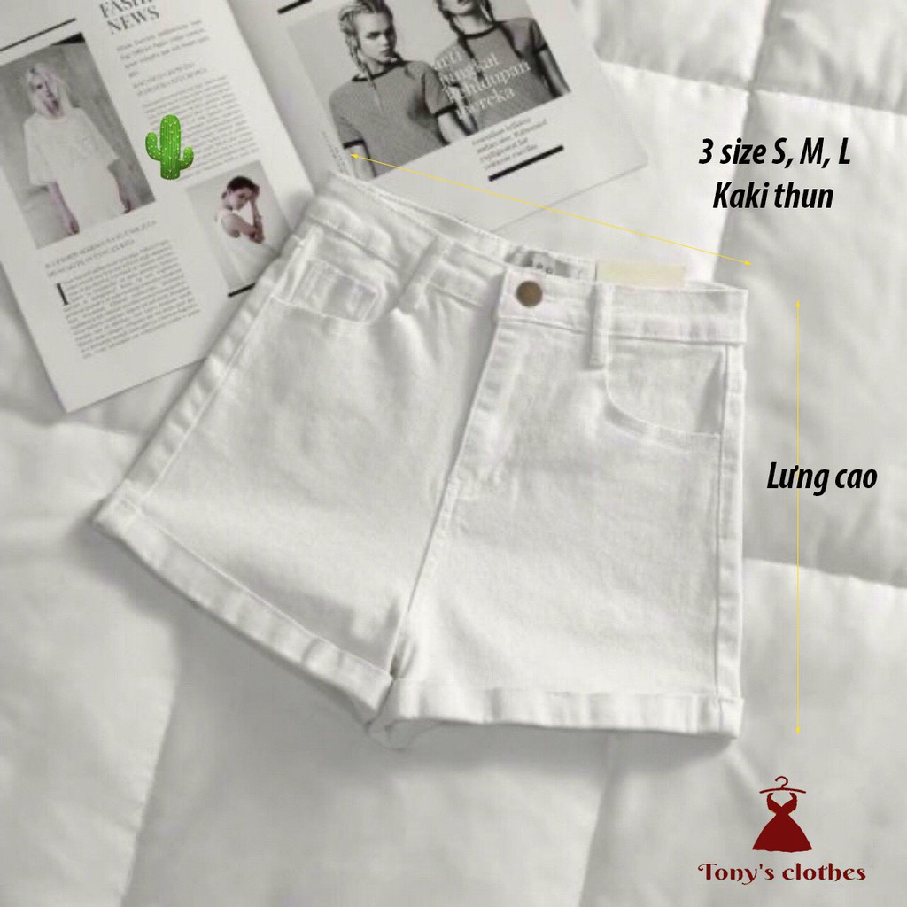 Quần đùi kaki tua rua, quần shorts kaki nữ tua rua