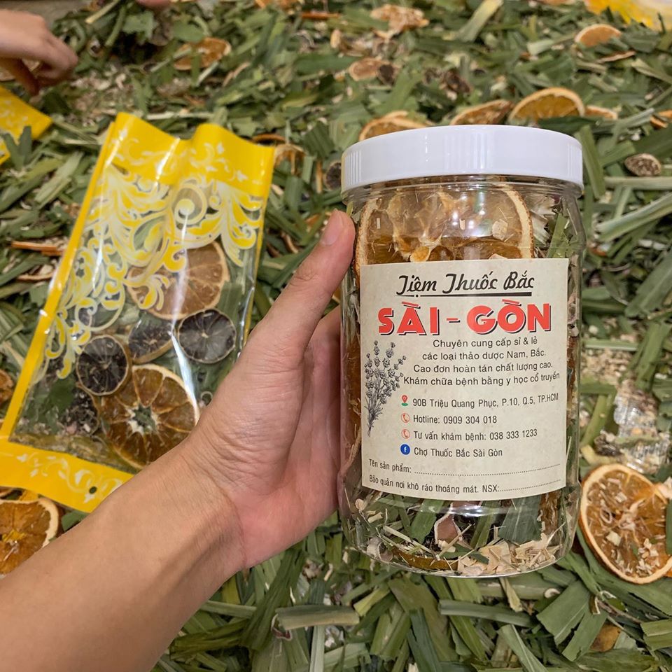 Trà Chanh Sả Lá Dứa Gói 50g