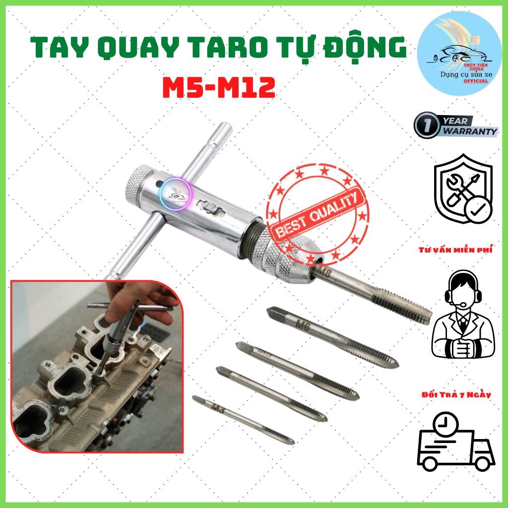 Tay quay taro tự động m5 - m12