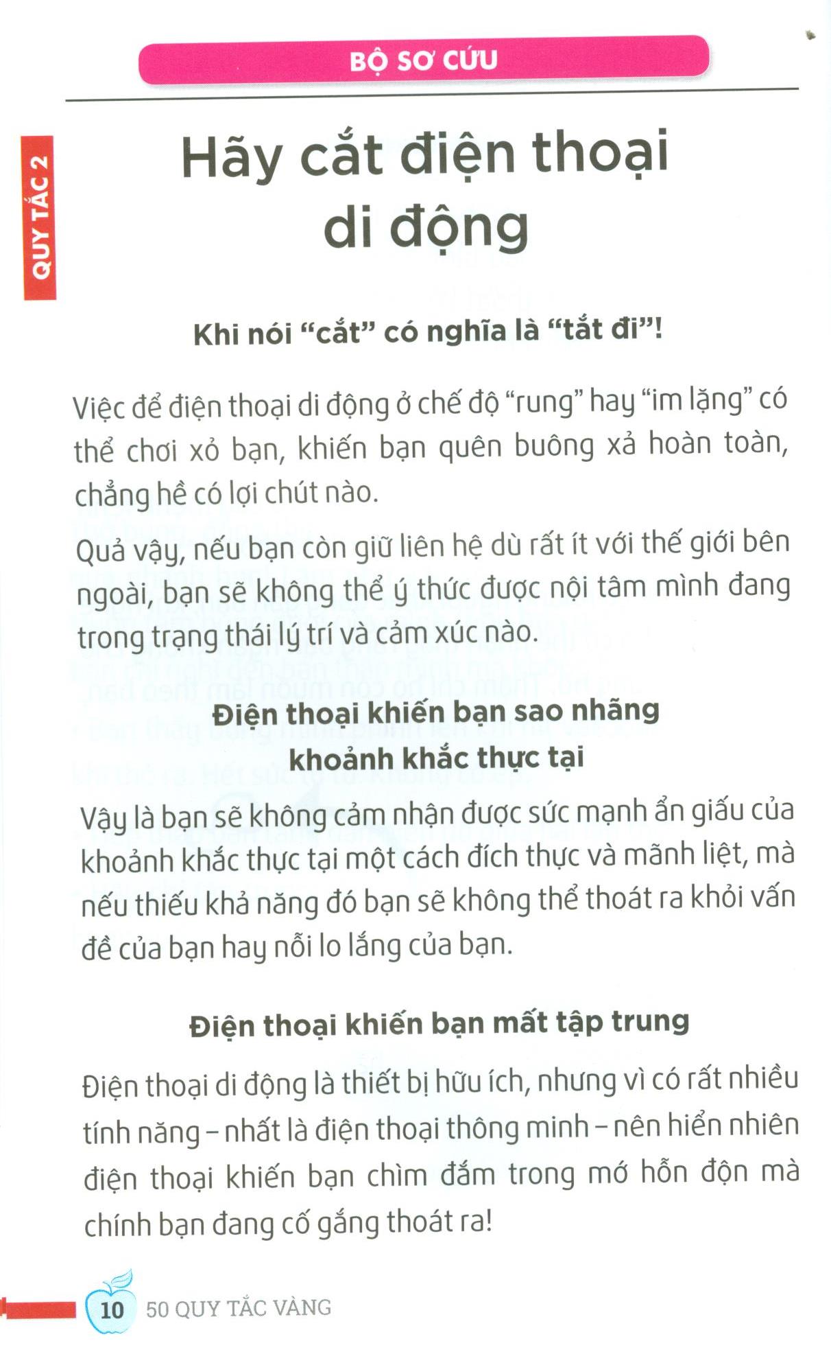 50 Quy Tắc Vàng - Không Stress