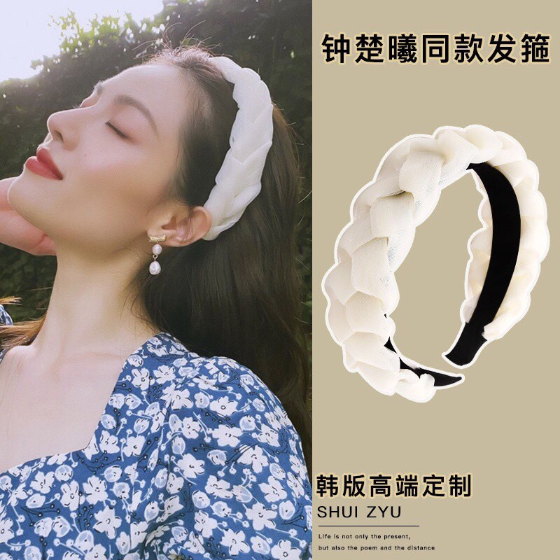 Cài Tóc Dạng Bện Phong Cách Hàn Quốc Cho Nữ