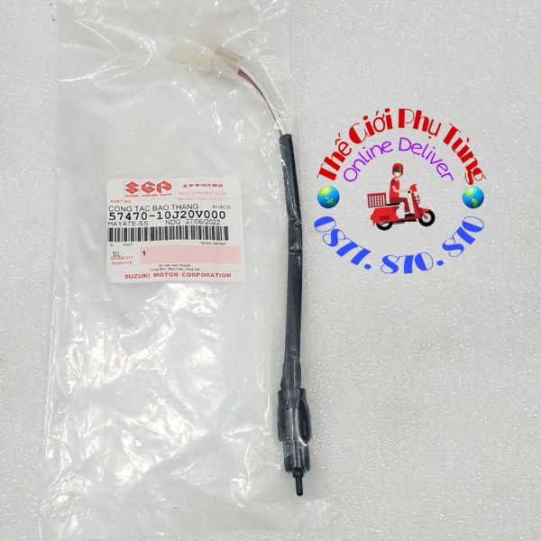 Stop côn - dây cảm biến côn raider fi, satria fi zin suzuki - 57470-10j20v000