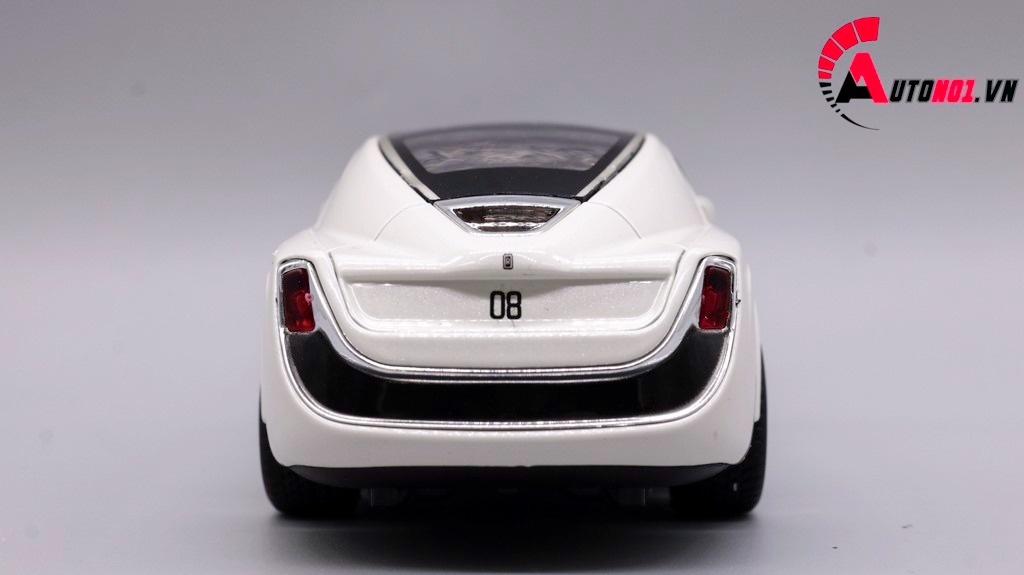 MÔ HÌNH XE ROLLS ROYCE SWEPTAIL WHITE BLACK 1:24 XLG 7657